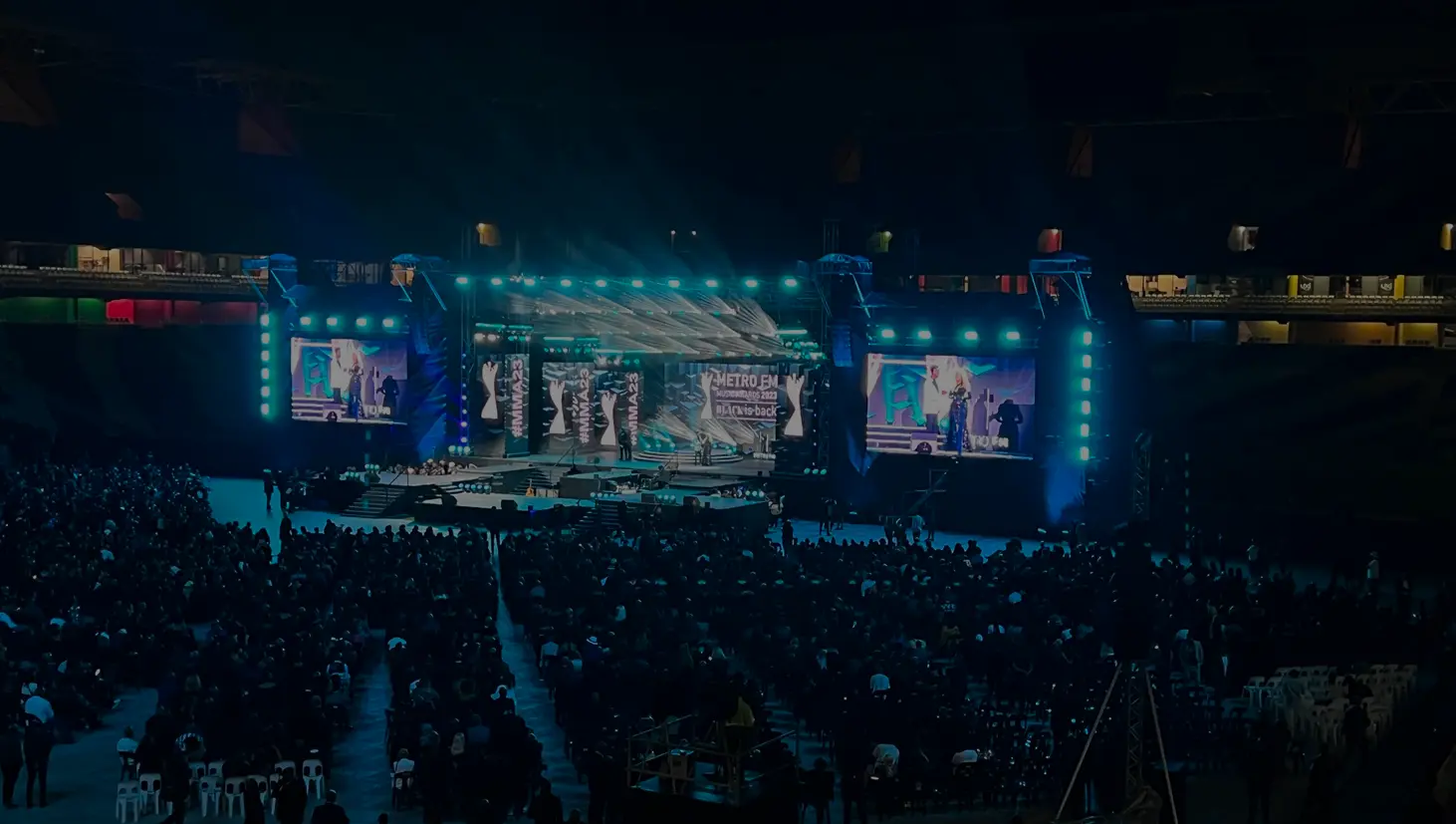 MGG technical production featuring LED displays and video walls for immersive event experiences